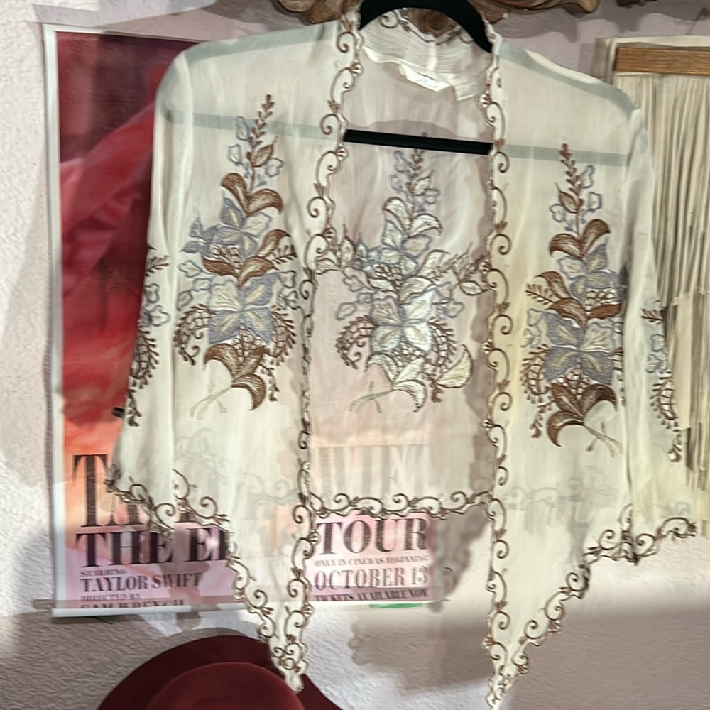 # 13    Beautiful embroidered shrug